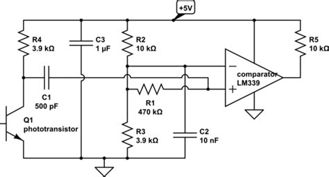 Clipping.the rc time constant therefore needs to be small enough so that the capacitor tracks the variations at 10khz. infrared - How to detect IR pulse using phototransistor ...