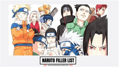 Naruto Shippuden Filler List Naruto Shippuden Anime Guide Geeks