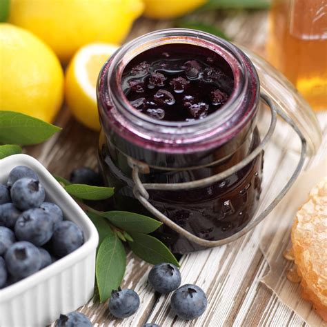 Lemon Honey And Blueberry Jam Recipe Blueberry Jam Blueberry Lemon