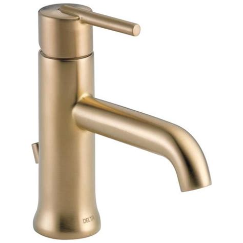 Delta faucet is one of the best kitchen faucet and bathroom fittings brand in india that delivers stylish, innovative and technologically driven accessories. Delta Trinsic Champagne Bronze 1-Handle 4-in Centerset ...