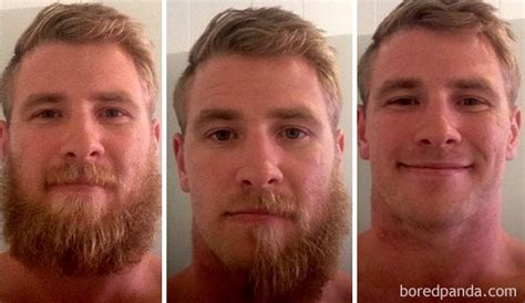 Men Before After Shaving That You Wont Believe Are The Same