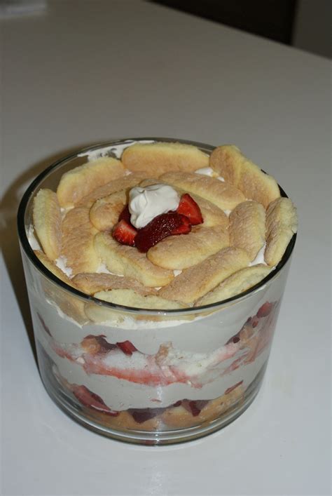 Strawberry Shortcake Trifle Layered With Strawberries Vanilla Whipped Cream Pound Cake