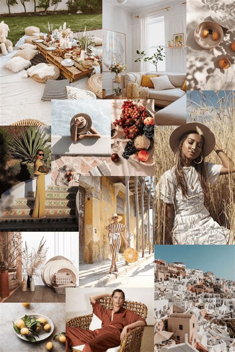 Moodboard Summer Inspiration Living