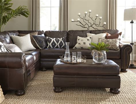 Incredible Brown Leather Couch Living Brown Leather Couch Living Room