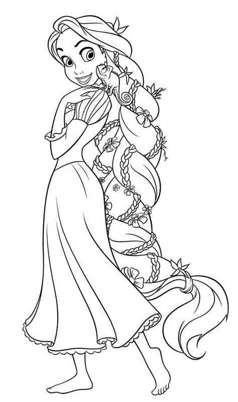 Here, you will find disney princess coloring pages. coloriαge | Tangled coloring pages, Rapunzel coloring ...