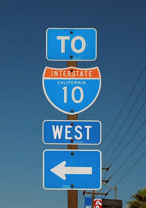 California Interstate 10 Aaroads Shield Gallery