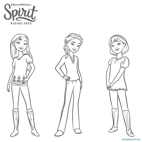 Descent of the holy spirit at pentecost coloring page. Spirit Riding Free Coloring Pages | Coloring Pages For Kids