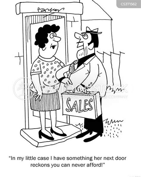 Door To Door Salesman Cartoons And Comics Funny Pictures From Cartoonstock