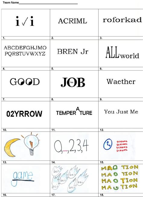 Dingbats word trivia all levels 500+ answers in one page 1. Untitled Document www.pinterest.co.uk