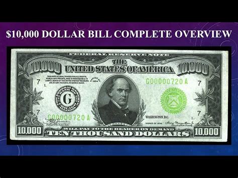 10000 Dollar Bill