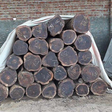 Black Round Indian Teak Wood At Best Price In Baheri Id 25896191833
