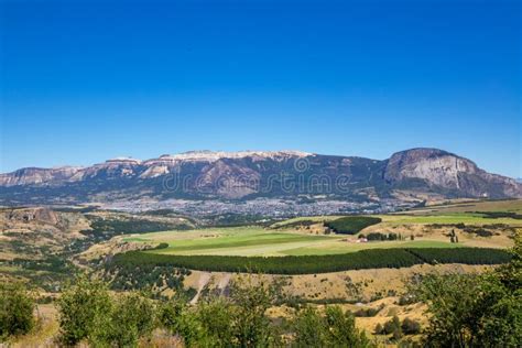 Landscape Of Coyhaique Valley With Beautiful Mountains View Patagonia