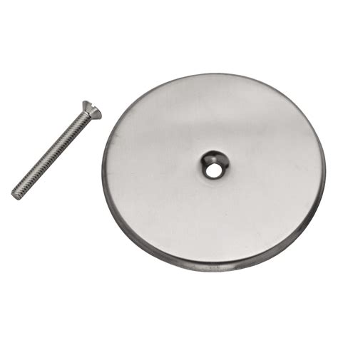 Oatey 5 In Solid Round Stainless Steel Cover Plate At