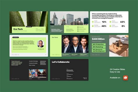 Ecotech Sustainability Pitch Deck Powerpoint Incl Business And Elegant