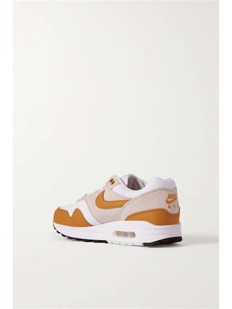 Nike Air Max 1 Suede Leather And Mesh Sneakers Net A Porter