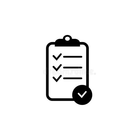 Tasks Clipboard Icon Task Done Signed Approved Document Icon