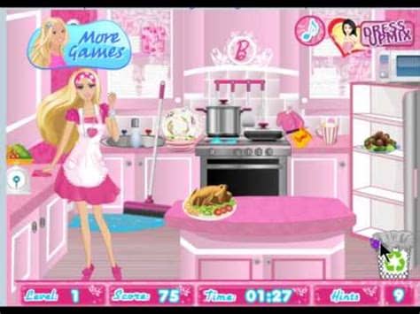 Quiere salir a dar una vuelta, pero quiere tener el. Barbie Limpiar La Cocina - YouTube