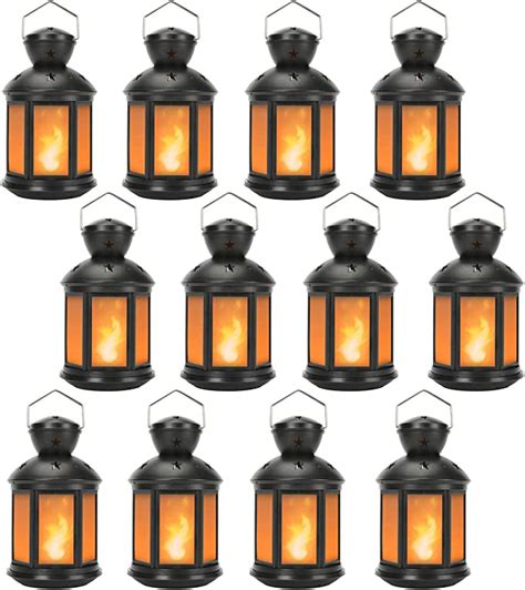 Vintage Decorative Lanterns Battery Powered Led With 6