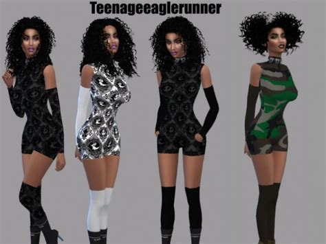 Acc Cutout Catsuit At Teenageeaglerunner Sims 4 Updates