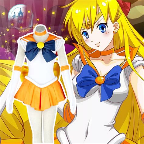 Sailor Moon Sailor Venus Minako Aino Disfraces Sailor Venus Etsy España