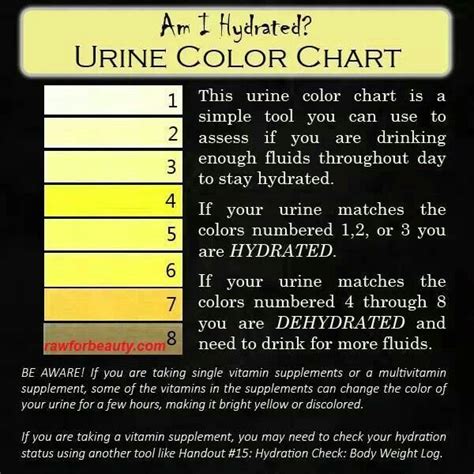 Check Your Urine Colour Colourchat Urine Color Chart And Meaning Hubpages Urine Chart Colour