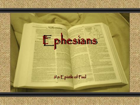 Ppt Ephesians Powerpoint Presentation Free Download Id9490118