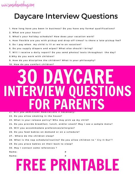 45 Important Questions That You Need To Ask A Home Daycare Home
