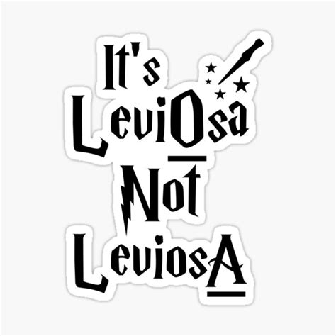 Rowling, harry potter and the sorcerer's stone. Not Leviosa Stickers | Redbubble