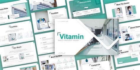 Vitamin Medical Presentation Powerpoint Template