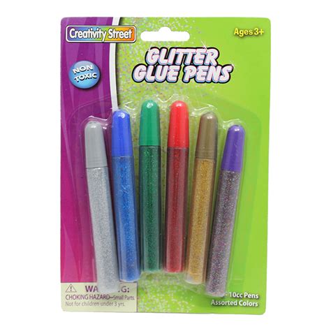 Creativity Street® Glitter Glue Pens Bright Hues Color