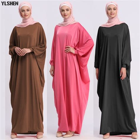 caftan marocain muslim women hijab long dress prayer garment jilbab abaya one piece ramadan