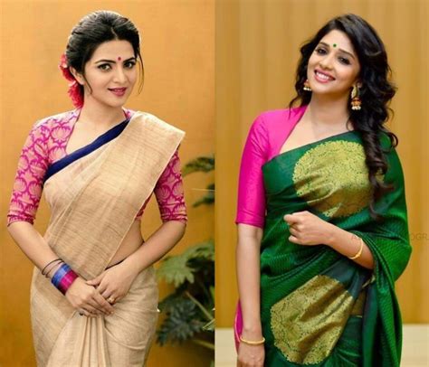 13 Incredible Collar Blouse Designs You Can Wear With Any Saree • Keep