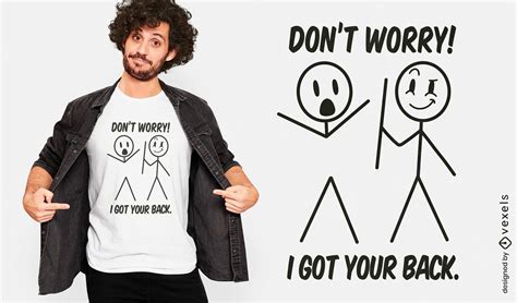 Got Your Back Funny T Shirt Design Vector Download