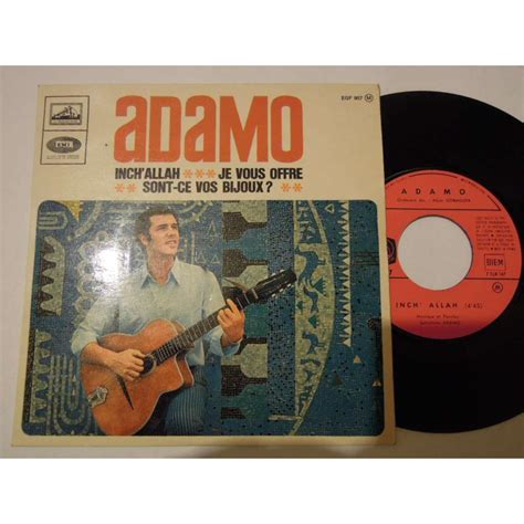 Salvatore adamo met inch allah. Inch'allah de Salvatore Adamo, EP chez 1947g - Ref:117354523
