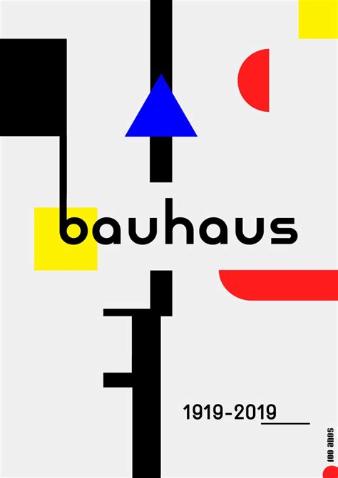 Gabriel Cardoso Carteles Bauhaus 100 Años Bauhaus Art Bauhaus