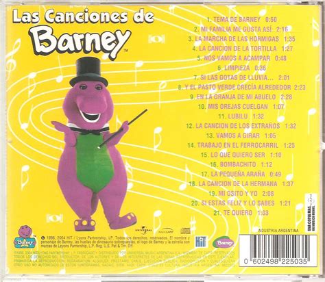 Las Canciones De Barney Barney Wiki Fandom Powered By Wikia