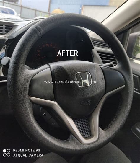 Honda City Steering Wheel Replace Leather Steering Wheel Leather