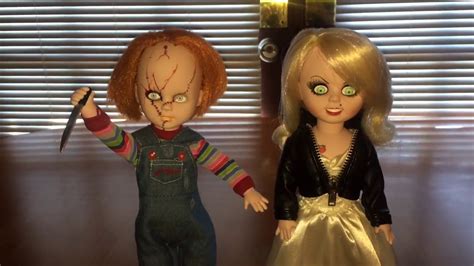 My Living Dead Dolls Chucky And Tiffany Youtube