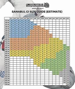 The Complete Bjj Gi Size Guide Gi Size Calculator 3 Gi Size Charts