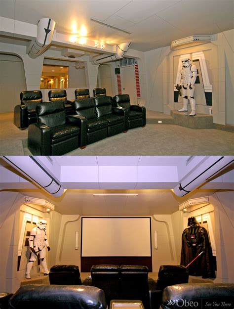 Star Wars Home Theater Room I Wonder If They Have Have The Whole