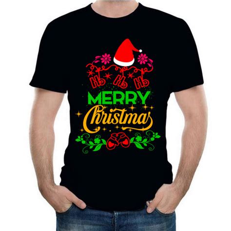 merry christmas t shirt design on behance