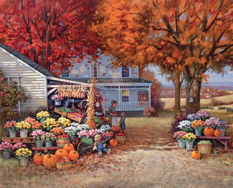 October 2016 Autumn Painting Autumn Art Autumn Scenes Cottage Art