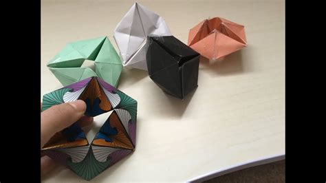 Origami How To Make A Flexagon Fidget Toy Youtube