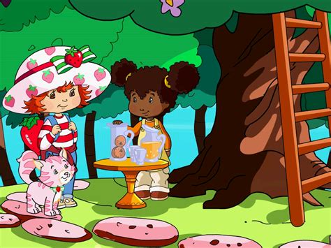 screenshot of strawberry shortcake amazing cookie party windows 2003 mobygames