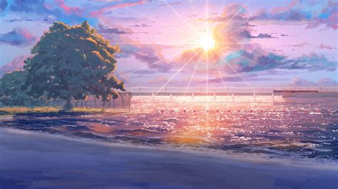 Anime Landscape Wallpaper X