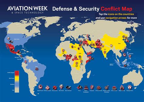 Mapa Interactivo De Conflictos En El Mundo Awinaviationweek