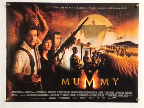 The Mummy 1999 British Quad Movie Poster Etsy