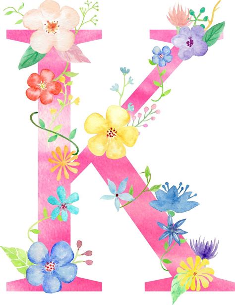 Pin By Kathy On Inspiration Flower Letters Flower Alphabet Floral
