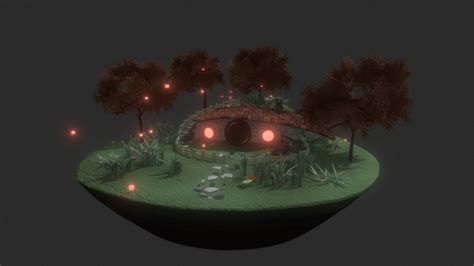 Hobbit House Low Poly Download Free 3d Model By Tst1818 5ce3287