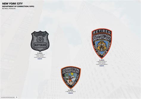 New York Police & Law Enforcement Cloth Patches